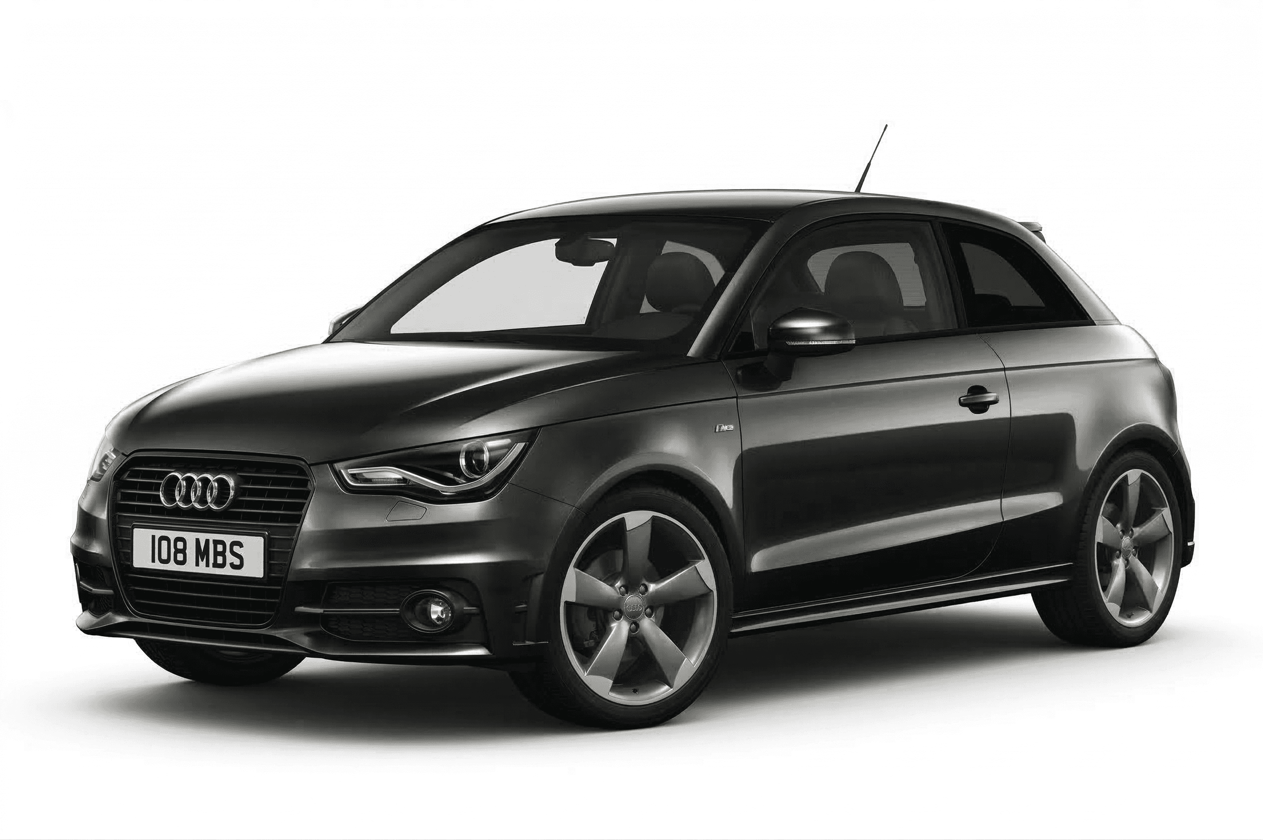 Audi A1 Noir / Gris Nardo